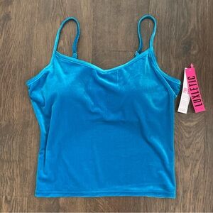 Lilly Pulitzer Cassis Bra Tank UPF 50+ Teal Bay
